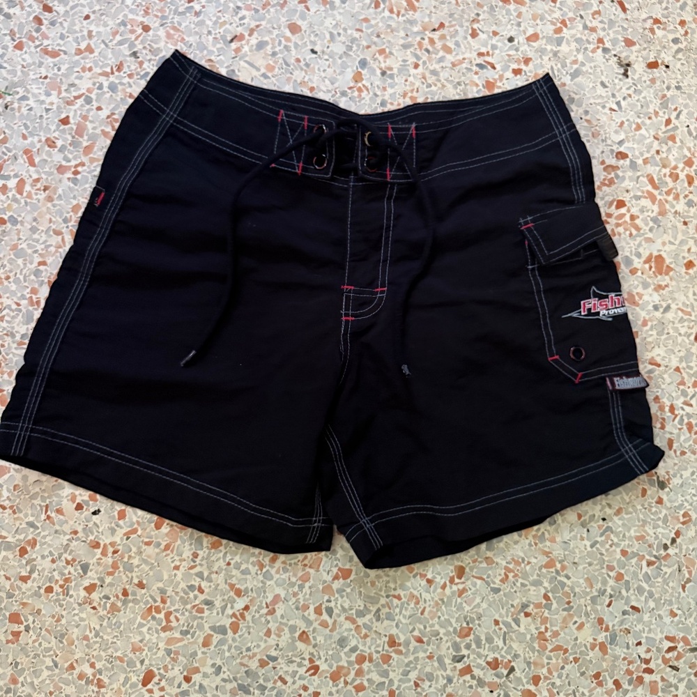 Fishworks black, mini board shorts